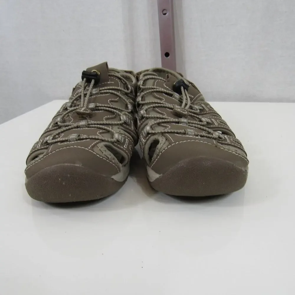 Khombu Crystal River Sandals Brown Olive Fisherman Sport NWOT Hiking Size 7